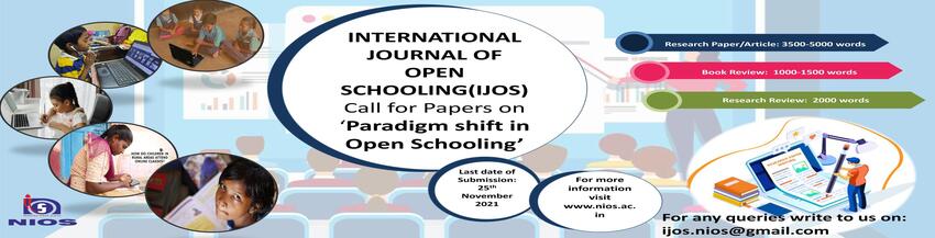 NIOS International Journal of Open Schooling (IJOS)