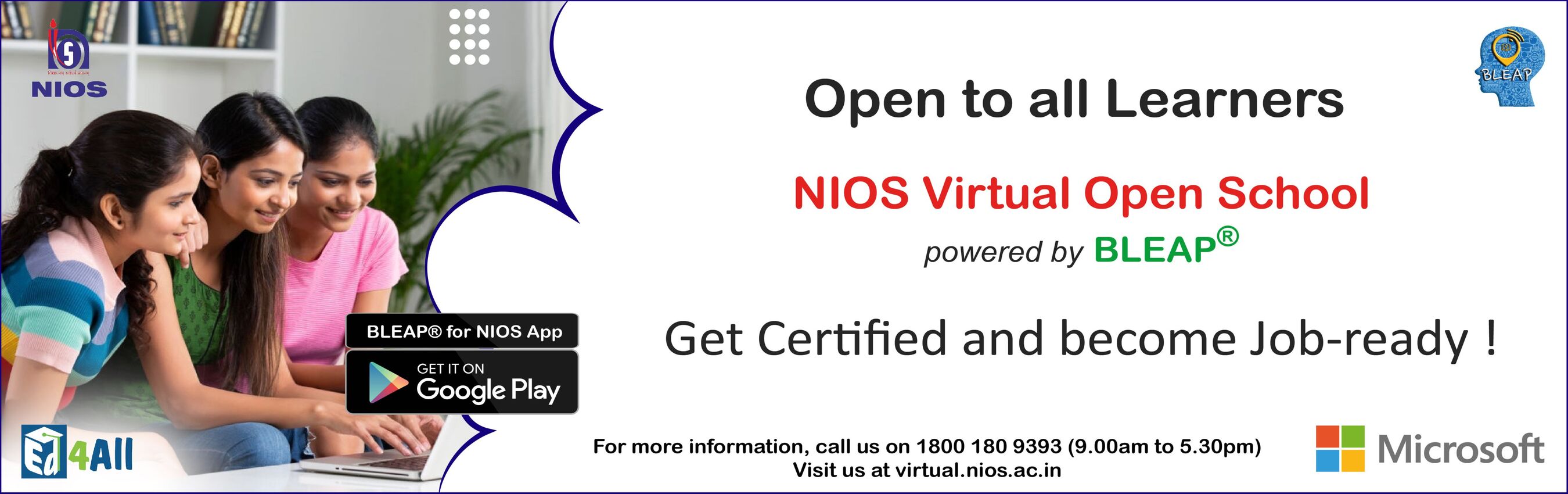  NIOS launches BLEAP for NIOS with Ed4All and Microsoft
