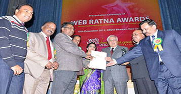 Web ratna award received by NIOS Team